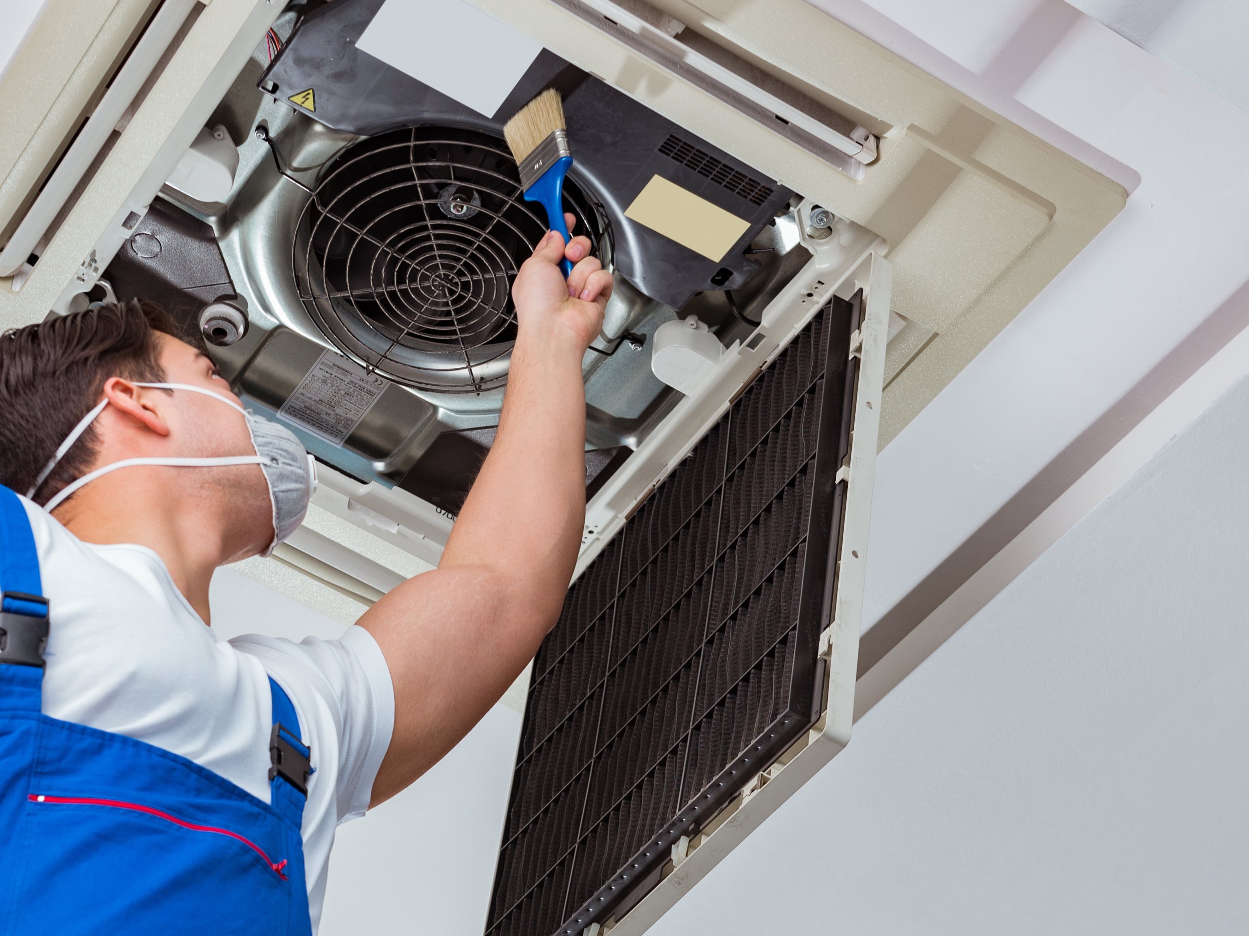 Ilustración del servicio de Mantenimiento para aire acondicionado.